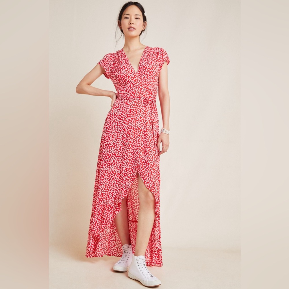 Rome wrap maxi dress